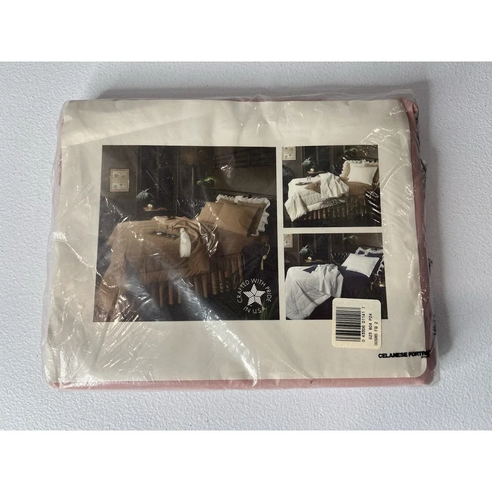 Cannon‎ Percale Full Flat Top Sheet Mauve